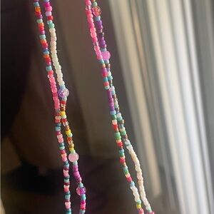 Colorful Seed Beaded 2 in 1 Necklace